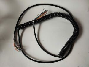 CNC Uyumlu Spiral El Çarkı Kablosu (21 Pin, 3 Metre Esnek Yapı)