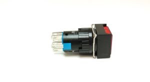 CNC Push Buton Yaylı 2no2nc Kırmızı