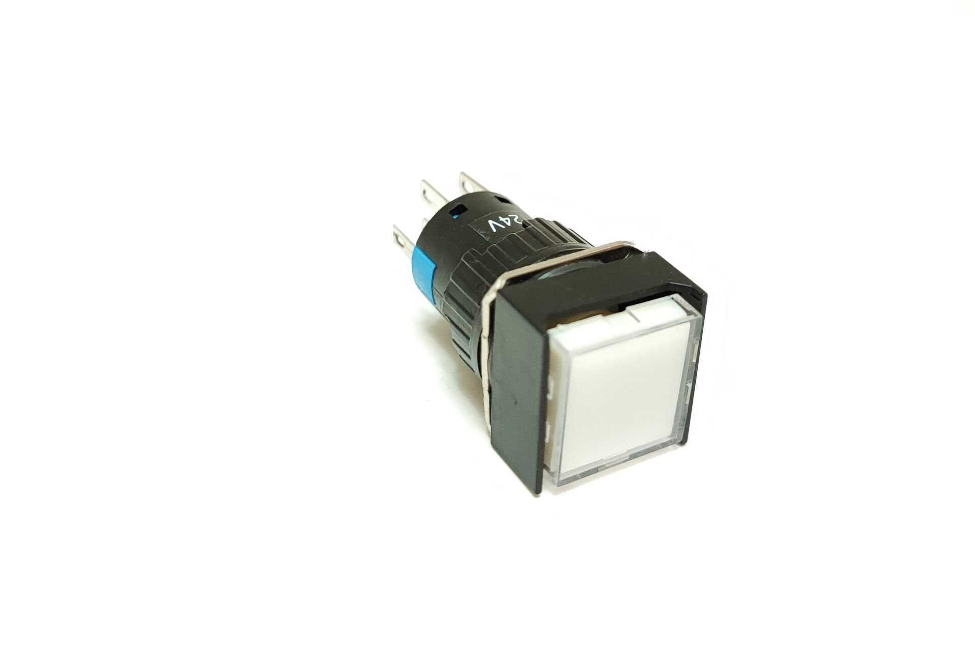 CNC Push Buton Yaylı 2no2nc Beyaz
