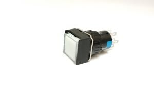 CNC Push Buton Yaylı 2no2nc Beyaz