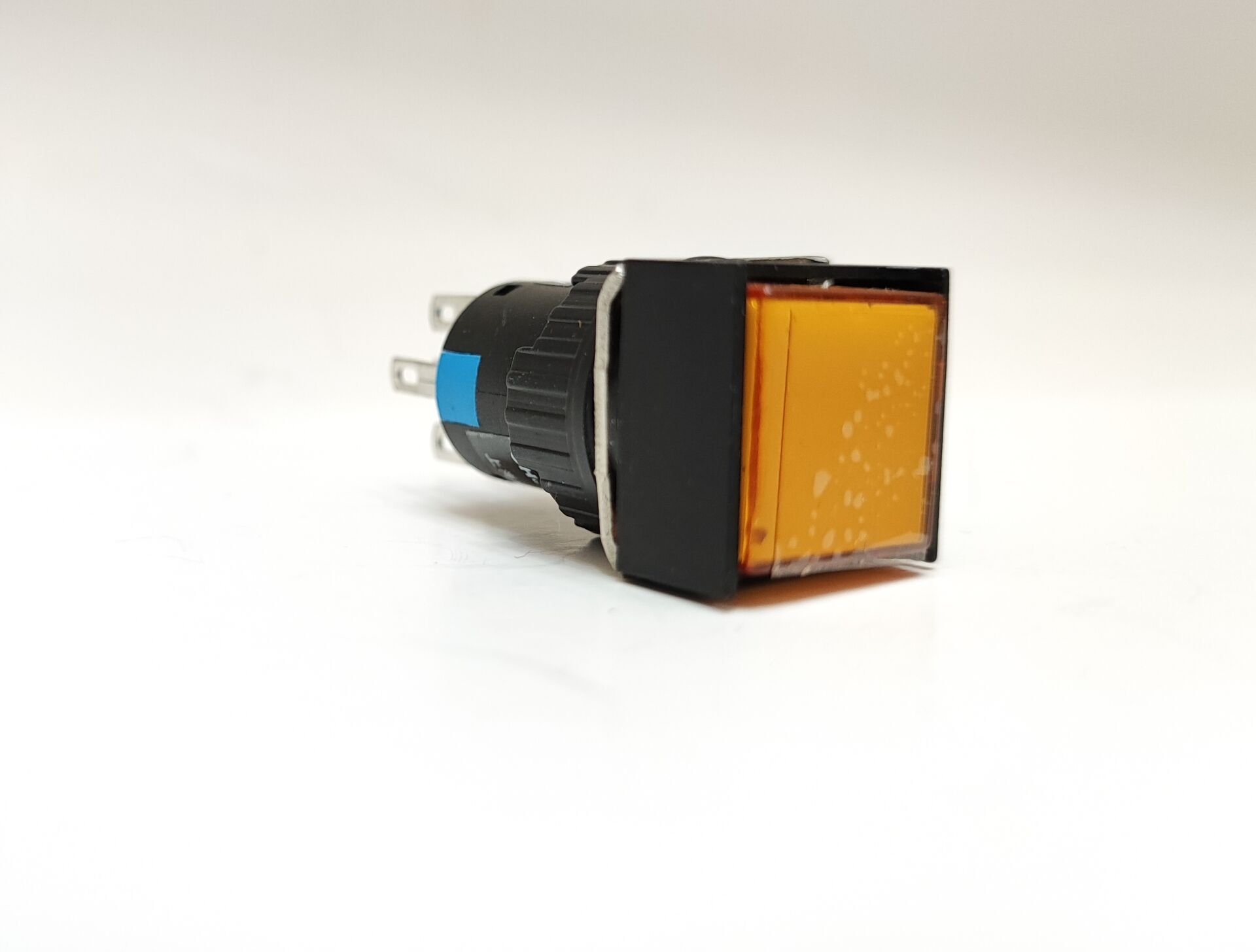 CNC Push Buton Yaylı 2no2nc Sarı