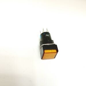 CNC Push Buton Yaylı 2no2nc Sarı