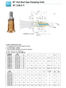 Acrow BT50-45° Collet (Pull Stud Tutucu)