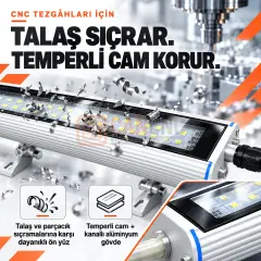 60 cm CNC LED Aydınlatma 20W 24V AC/DC IP68