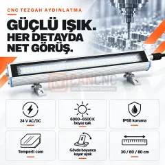 60 cm CNC LED Aydınlatma 20W 24V AC/DC IP68