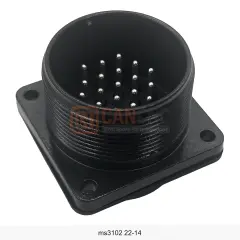 MS3102A 22-14P 19 Pin Erkek Panel Tip Askeri Konnektör