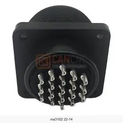 MS3102A 22-14P 19 Pin Erkek Panel Tip Askeri Konnektör