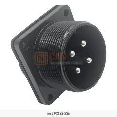 MS3102A 22-22P 4 Pin Erkek Panel Tip Güç Konnektörü