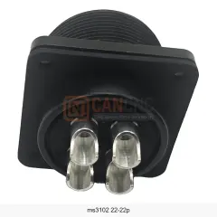 MS3102A 22-22P 4 Pin Erkek Panel Tip Güç Konnektörü
