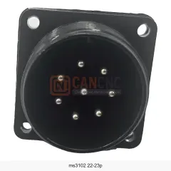 MS3102A 22-23P 8 Pin Erkek Panel Tip Askeri Konnektör