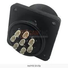 MS3102A 22-23P 8 Pin Erkek Panel Tip Askeri Konnektör