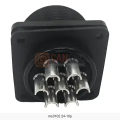 MS3102A 24-10P 7 Pin Erkek Panel Tip Güç Konnektörü