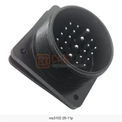 MS3102A 28-11P 22 Pin Erkek Panel Tip Askeri Konnektör