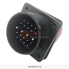 MS3102A 28-11P 22 Pin Erkek Panel Tip Askeri Konnektör