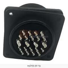MS3102A 28-11P 22 Pin Erkek Panel Tip Askeri Konnektör