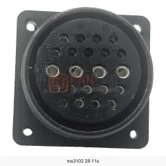MS3102A 28-11S 22 Pin Dişi Panel Tip Askeri Konnektör