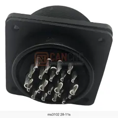 MS3102A 28-11S 22 Pin Dişi Panel Tip Askeri Konnektör