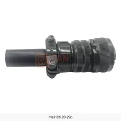 MS3106A 20-29P 17 Pin Erkek Kablo Tip CNC Divizör Konnektörü