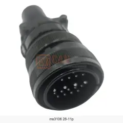 MS3106A 28-11P 22 Pin Erkek Kablo Tip Askeri Konnektör