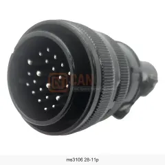 MS3106A 28-11P 22 Pin Erkek Kablo Tip Askeri Konnektör