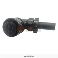 MS3108A 20-4S 4 Pin Dişi 90° Servo Motor Güç Konnektörü