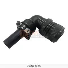MS3108A 20-29S 17 Pin Dişi 90° CNC Divizör Konnektörü