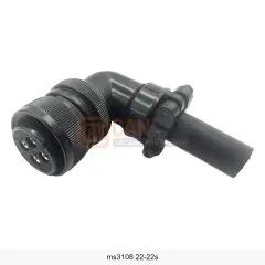 MS3108A 22-22S 4 Pin Dişi 90° Servo Motor Güç Konnektörü