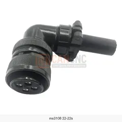 MS3108A 22-22S 4 Pin Dişi 90° Servo Motor Güç Konnektörü
