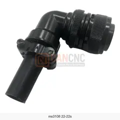MS3108A 22-22S 4 Pin Dişi 90° Servo Motor Güç Konnektörü
