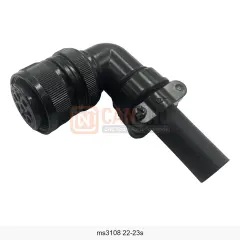 MS3108A 22-23S 8 Pin Dişi 90° Kablo Tip Askeri Konnektör