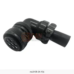 MS3108A 24-10S 7 Pin Dişi 90° Servo Motor Güç Konnektörü