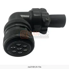 MS3108A 24-10S 7 Pin Dişi 90° Servo Motor Güç Konnektörü
