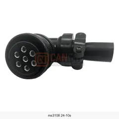 MS3108A 24-10S 7 Pin Dişi 90° Servo Motor Güç Konnektörü
