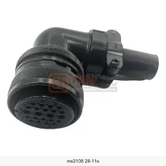 MS3108A 28-11S 22 Pin Dişi 90° CNC Servo Konnektörü