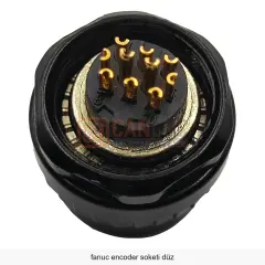 FANUC A06B-6114-K204#S (JAE JN1DS10SL2) Düz 10 Pin Encoder Soketi